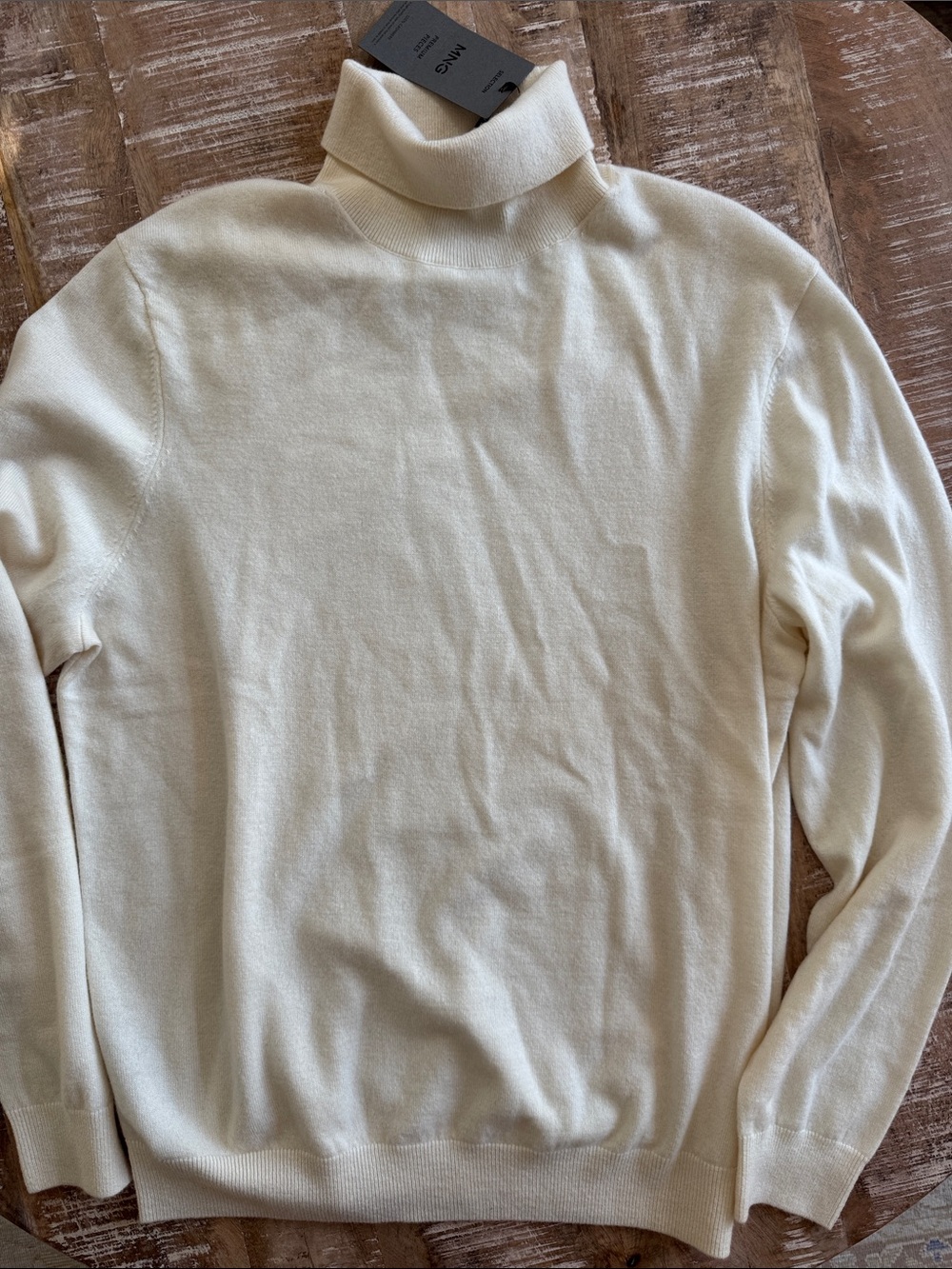 NWT Mango Cashmere Turtleneck Sweater Size XL